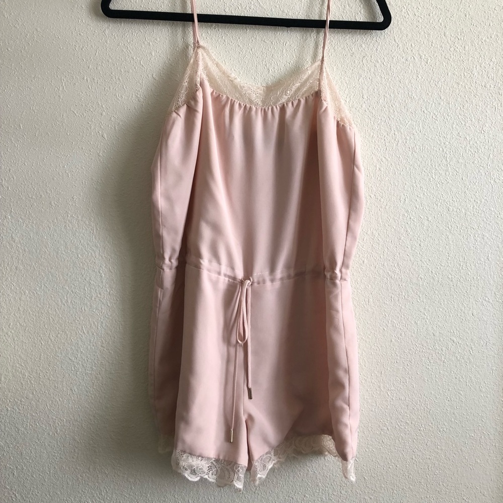 Blush pink romper
